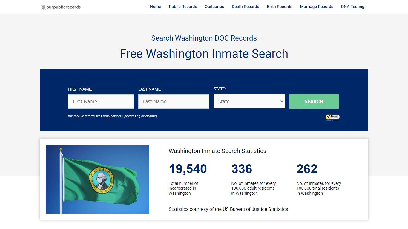 Free Washington Inmate Search - Public Records Search